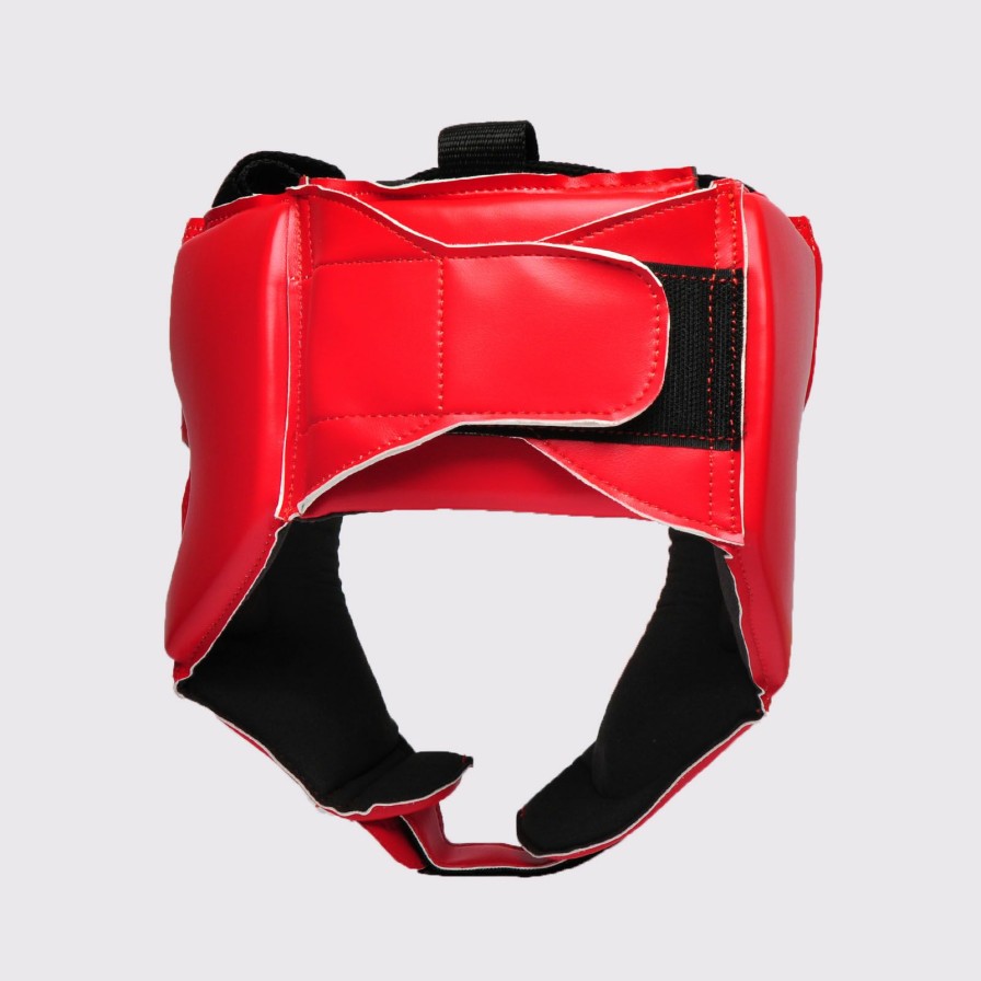 Protective * | New Arrivals Tuf Wear New Design Pu Open Face Headguard With Pu Suede