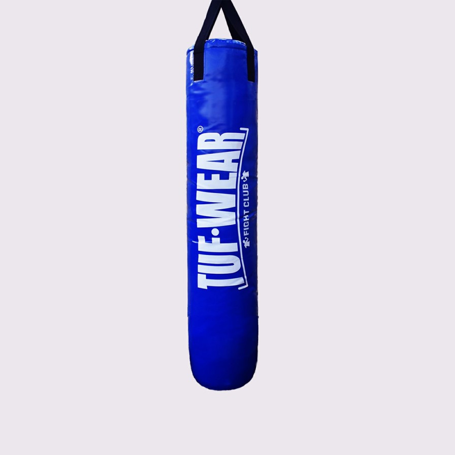 Punchbags * | Sale Tuf Wear Punch Bag Blue Large Vertical Logo 4Ft (122 Cm)