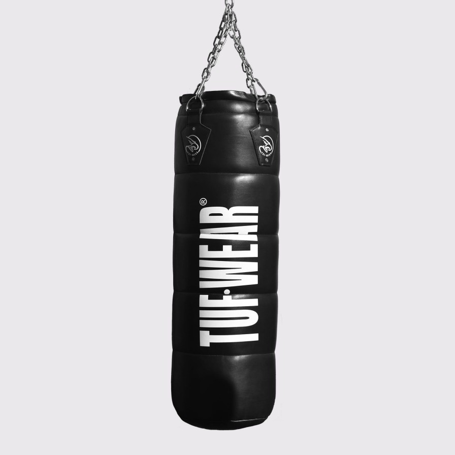 Punchbags * | Opening Sales Tuf Wear Leather Quilted Punchbag 4Ft