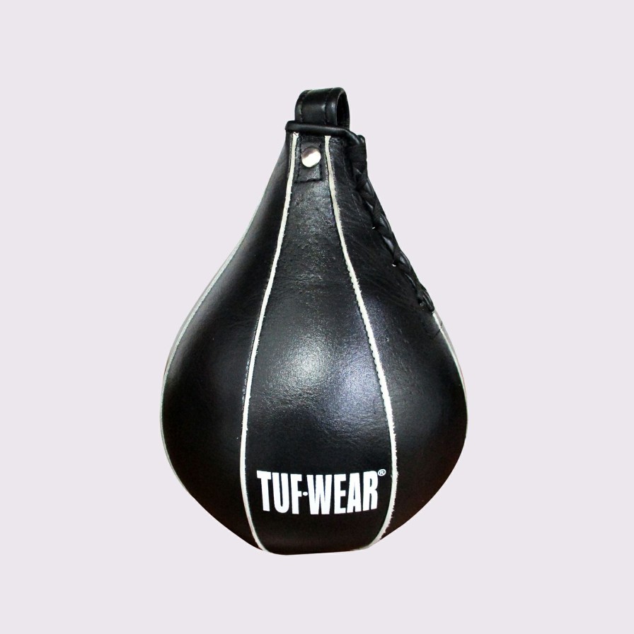 Punchbags * | Online Sales Tuf Wear Hide Leather Speedball